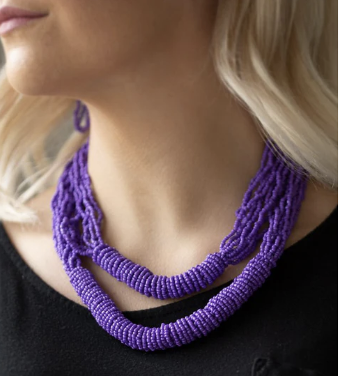 Right as RAINFOREST Purple Necklace