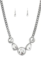 All The World's My Stage Black Necklace