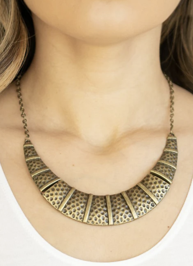 Metallic Mechanics Silver Necklace