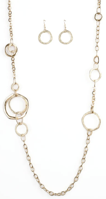 Amped Up Metallics Gold Necklace
