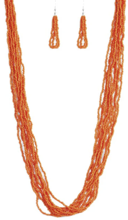 Congo Colada Orange Neclace