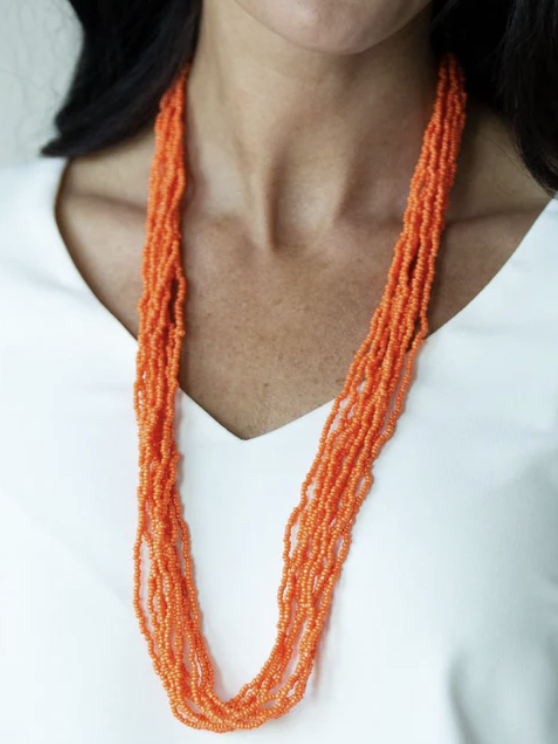 Congo Colada Orange Neclace