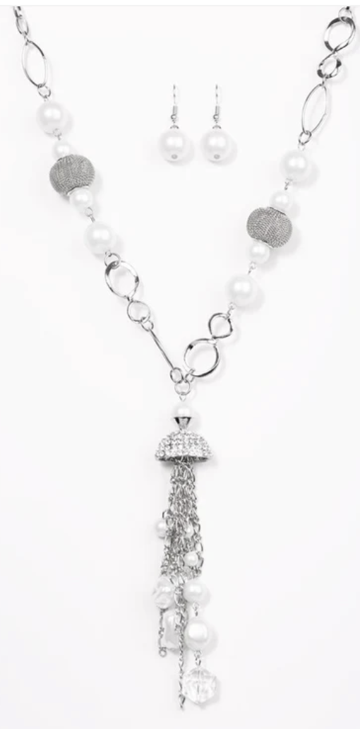 Designated Diva White Necklace