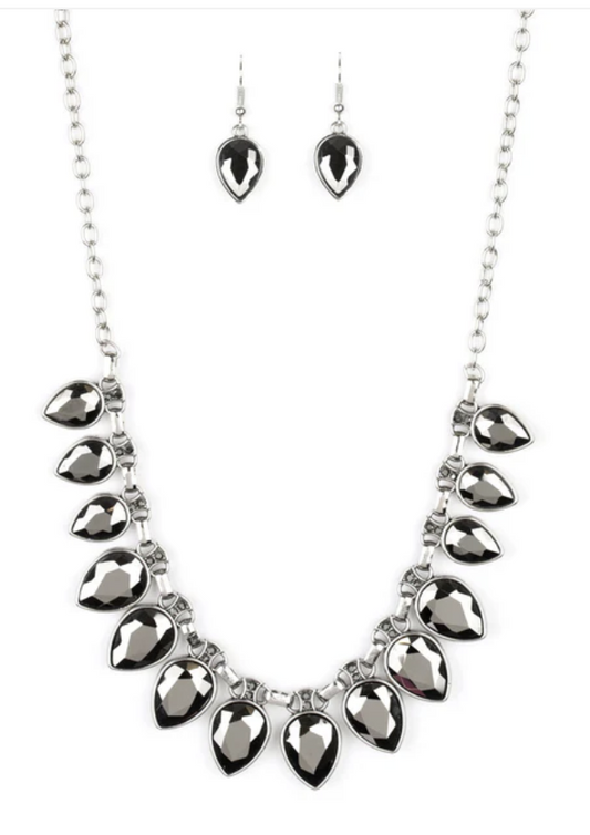 FEARLESS is More Silver Necklace