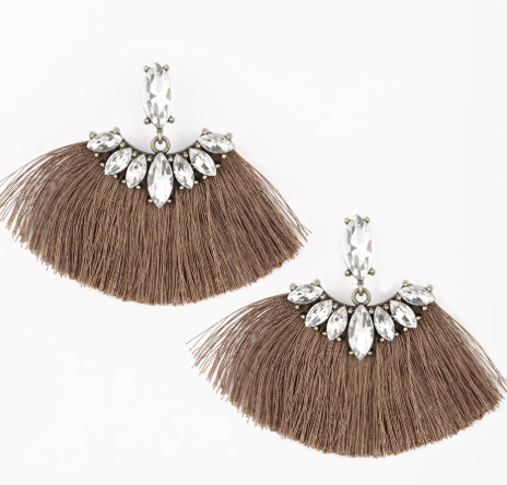 Formal Flair Brown Post earrings