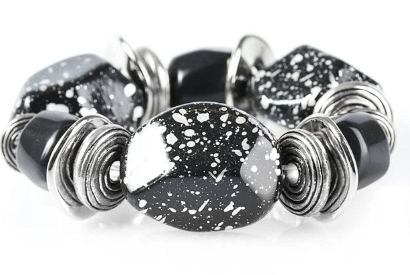 Glaze of Glory Black Bracelet
