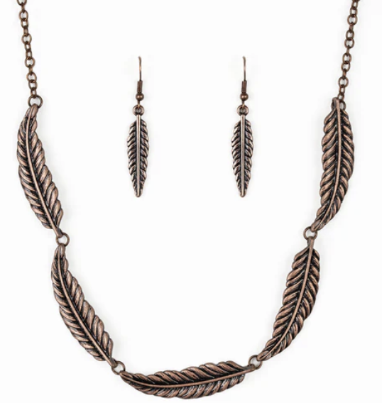 Light Flight Copper Necklace