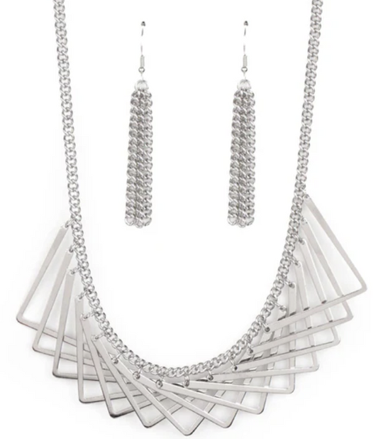 Metro Mirage Silver Necklace