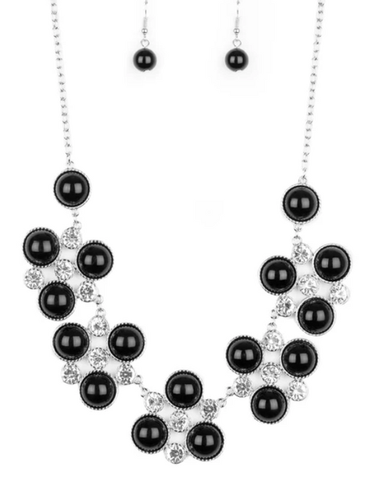 Night at the Symphony Black Necklace