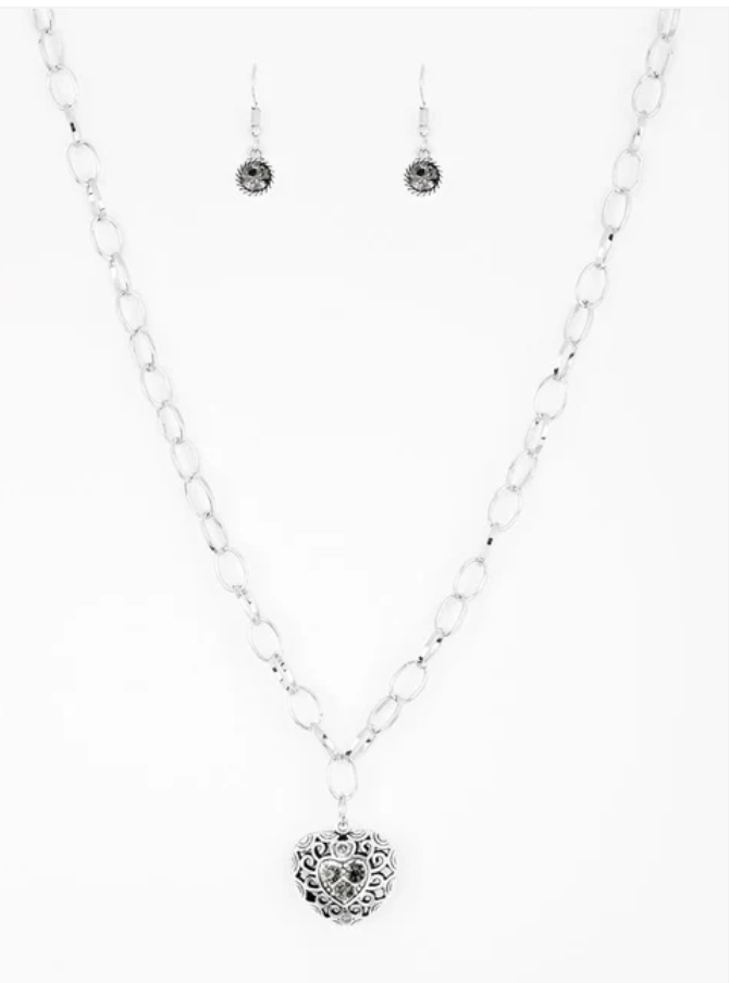 No Love Lost Silver Necklace