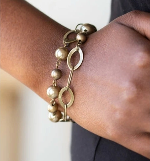 Winner Glimmer Brass Bracelet