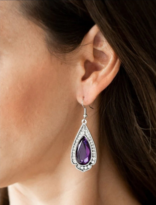 Super Star Stardom Purple Earring