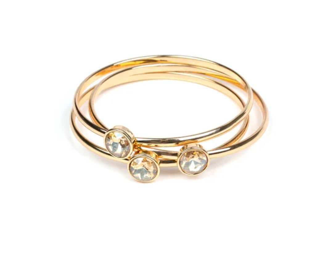 Be All You Can BEDAZZLE Gold Bracelet