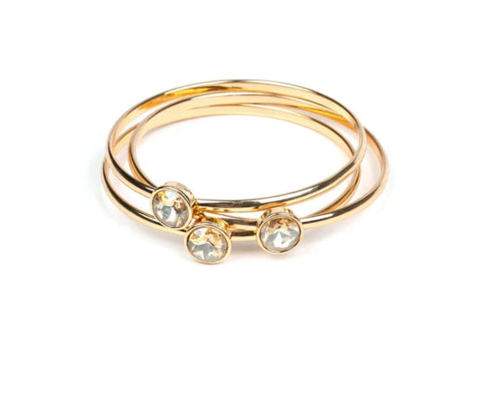 Be All You Can BEDAZZLE Gold Bracelet