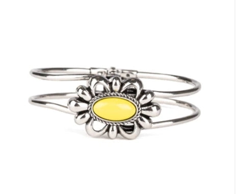Serene Succulent Yellow Bracelet