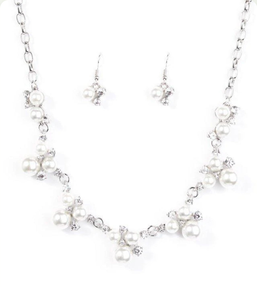 Toast to Perfection White Necklace
