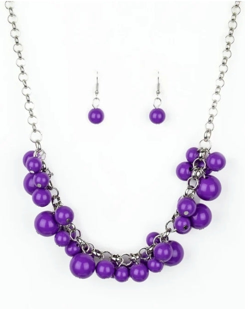 Walk this Broadway Red Necklace