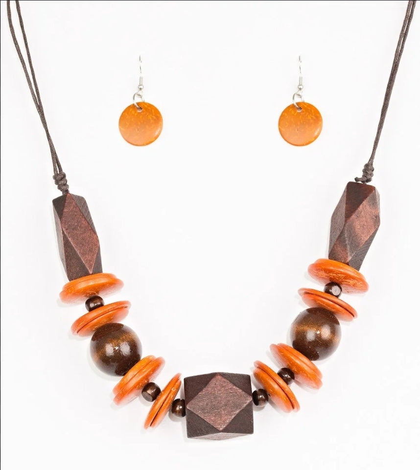 Pacific Paradise Necklace Orange