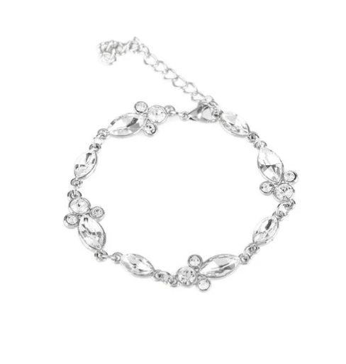 At Any Cost White Bracelet