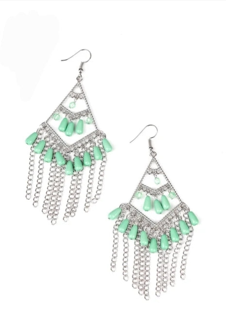 Trending Transcendence Green Earring