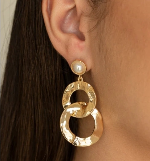 On Scene Gold Post Earring