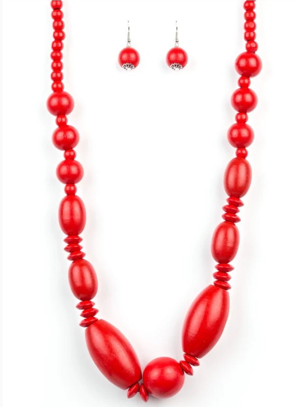 Summer Breezin' Red Necklace
