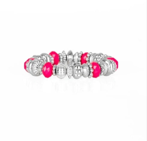 Live Life to the COLOR-fullest Pink Bracelet