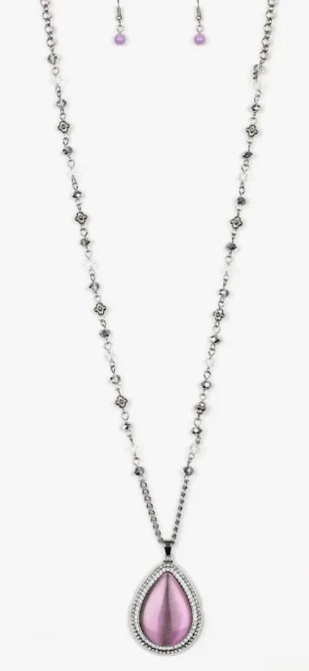 Fashion Flaunt Purple Necklace