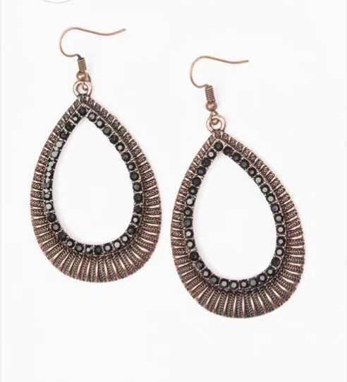 Right as REIGN Copper Earring