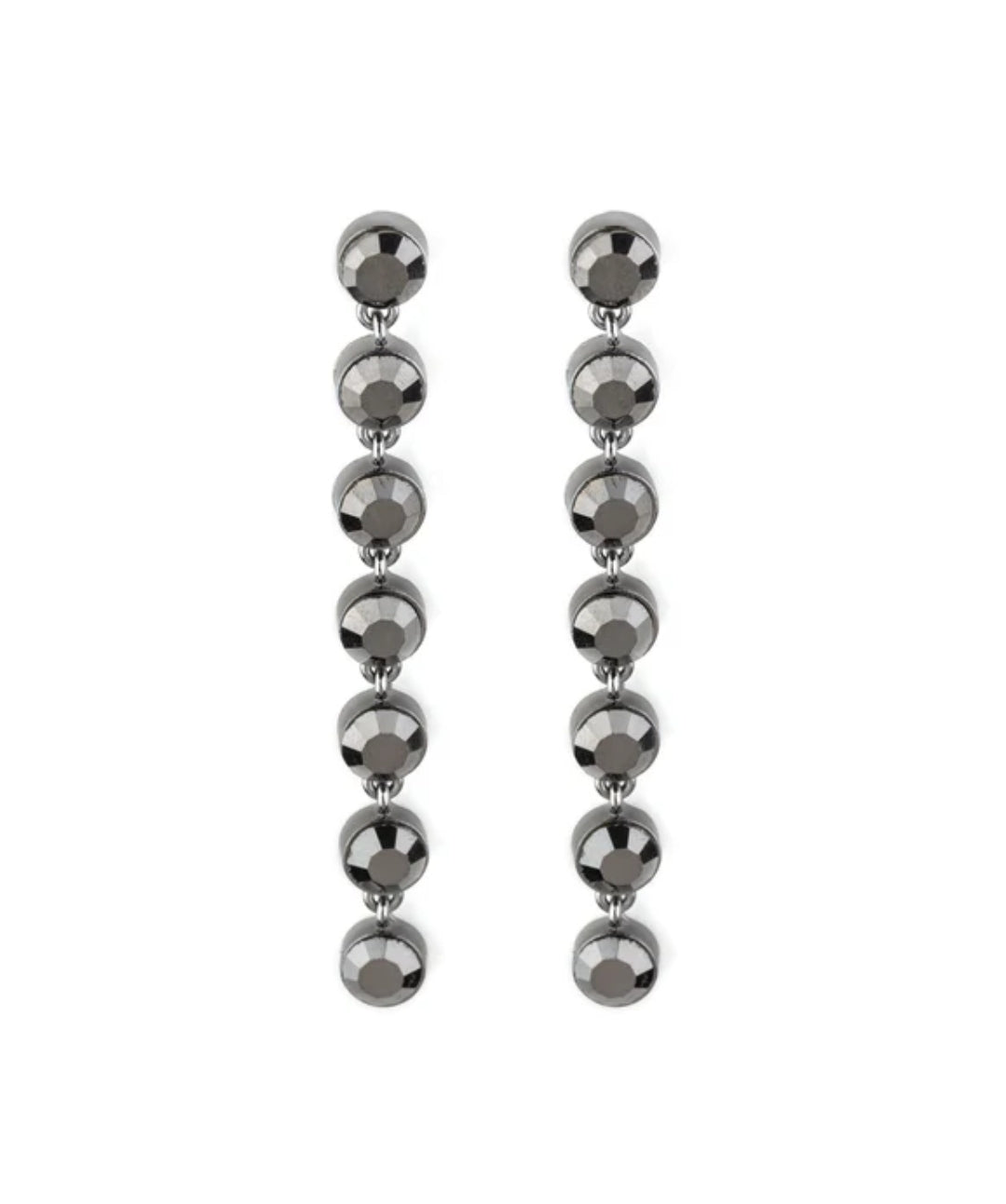 Dazzling Debonair White Post Earring