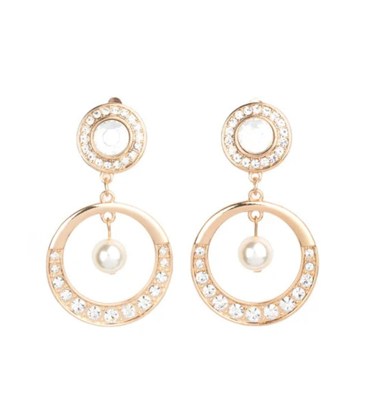 Regal Revel Gold Clip-On Earring