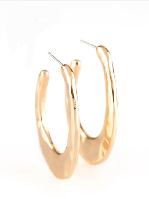 HOOP Me UP! Gold Earring