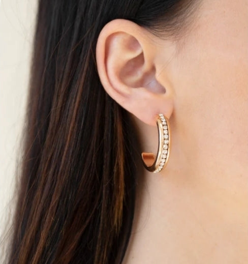 5th Avenue Fashionista Gold Earring