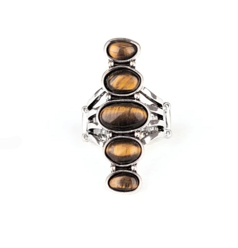 Stone Sublime Brown Ring