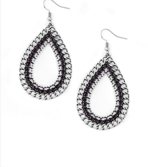 Mechanical Marvel Green Earrings