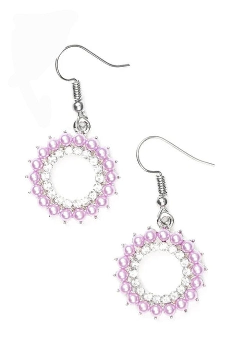 A Proper Lady Purple Earring