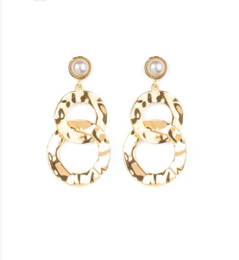 On Scene Gold Post Earring
