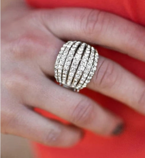 Blinding Brilliance White Ring