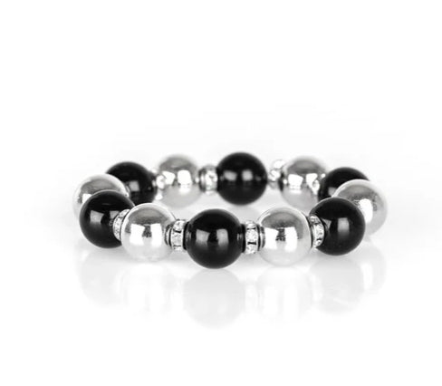 Sorry Not Sorry Black Bracelet