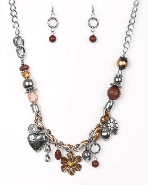 Charmed, I am sure Brown necklace