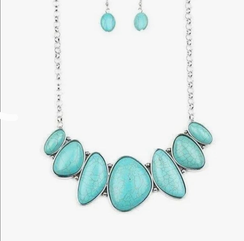 Primitive Blue Necklace