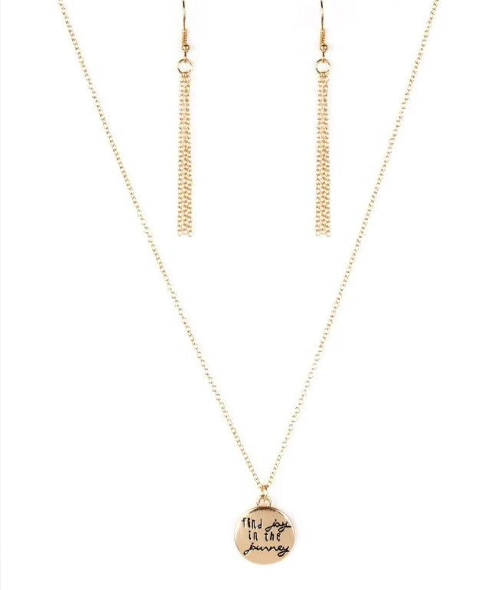 Find Joy Gold Necklace