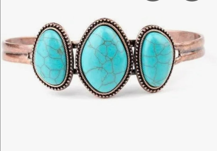 Stone Shrine Copper Bracelet