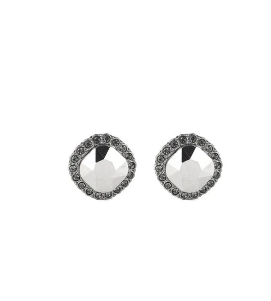 Diamond Duchess Black Clip-On Earring