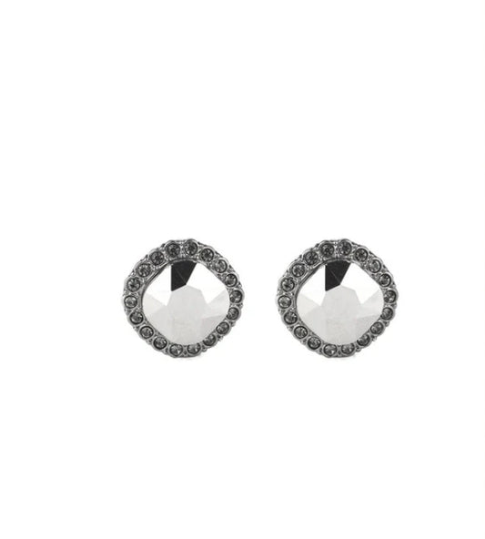 Diamond Duchess Black Clip-On Earring