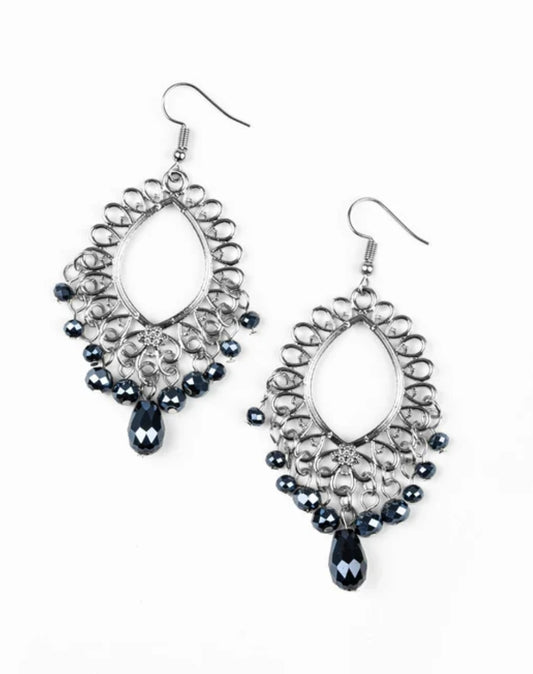 Just Say NOIR Blue Earring