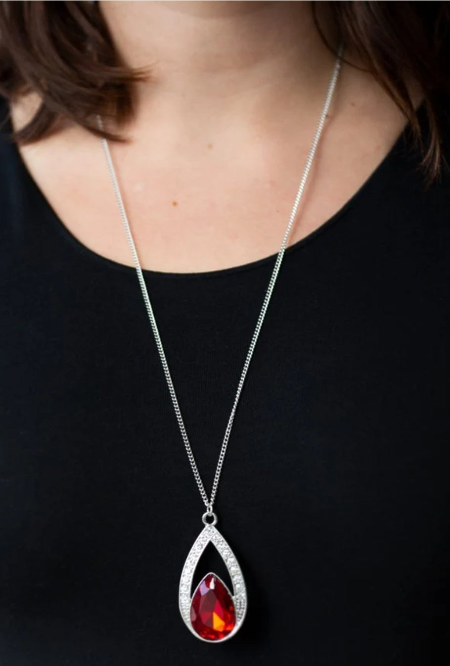 Notorious Noble Red Necklace