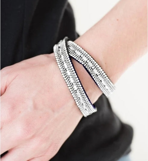 Shimmer and Sass Brown Bracelet