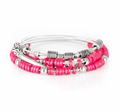 Tribal Spunk Pink Bracelet