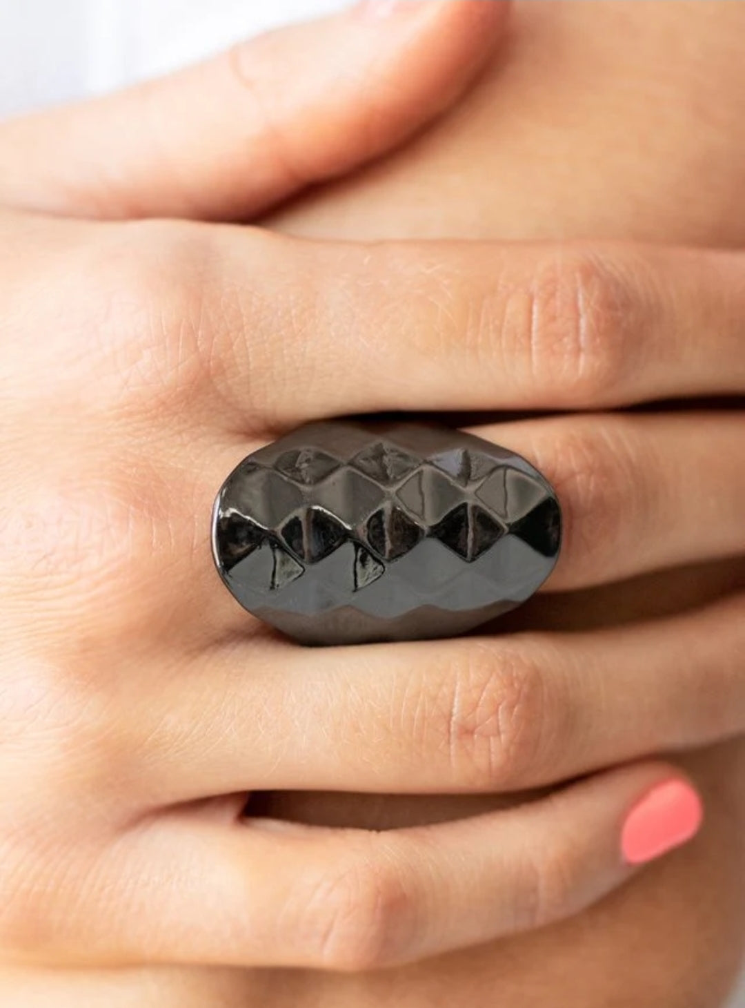Ferociously Faceted Black Ring